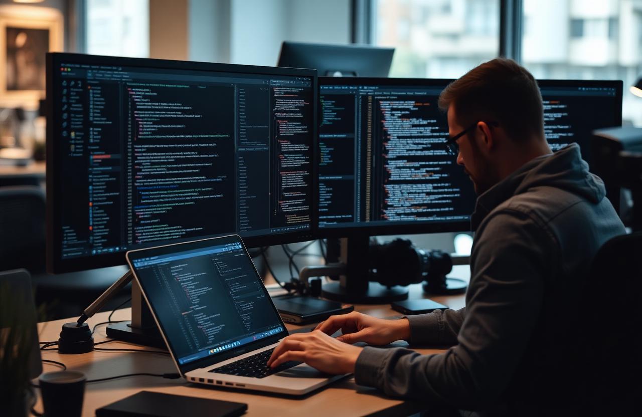 Software Engineer at work