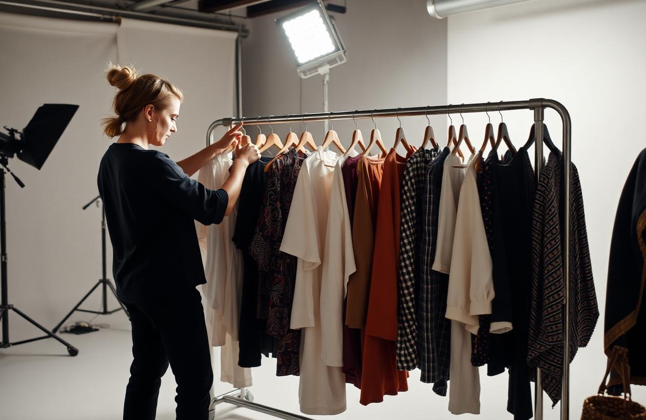 Stylist at work